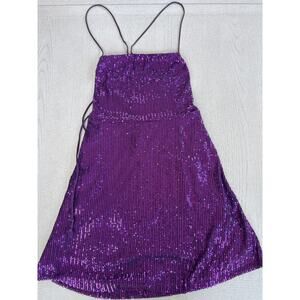 Urban Outfitters Robe Mini Motel Sequin Mini Dress Y2K Going Out Baddie